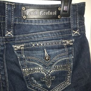 [Rock Revival] Celine Boot Cut Jeans Dark Wash